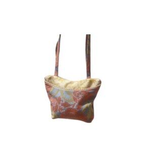 Maruca | Vibrant Orange and Green Floral Shoulder Bag